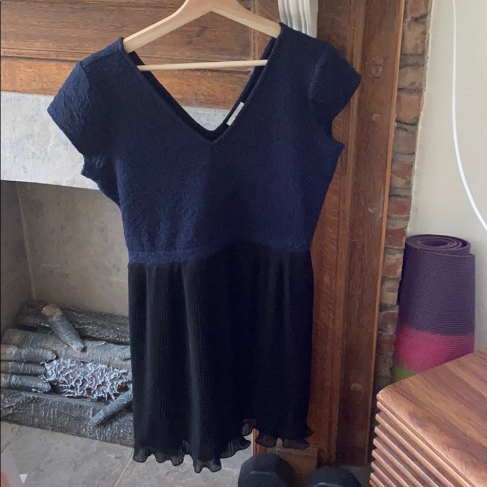 Urban Outfitters Navy & Black Dress